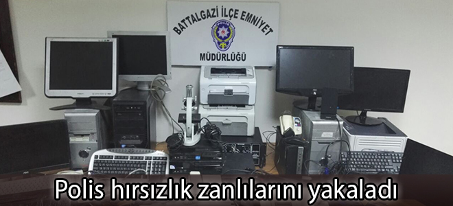 Polis hırsızlık zanlılarını yakaladı