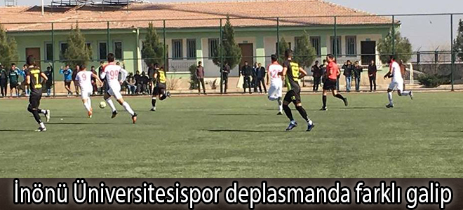 İnönü Üniversitesispor deplasmanda farklı galip