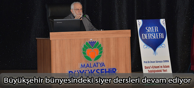 Büyükşehir bünyesindeki siyer dersleri devam ediyor