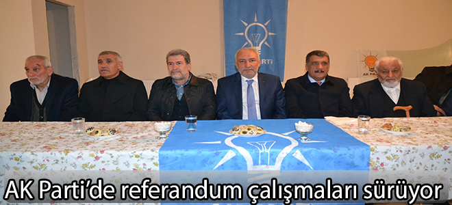 AK Parti’de referandum çalışmaları sürüyor