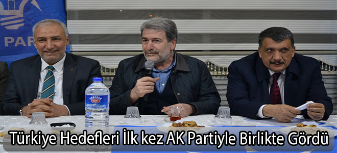 Türkiye Hedefleri İlk kez AK Partiyle Birlikte Gördü