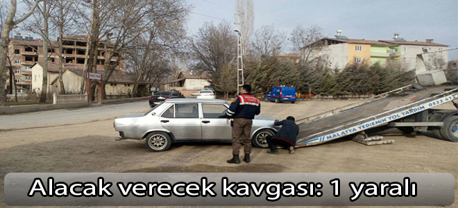 Alacak verecek kavgası: 1 yaralı