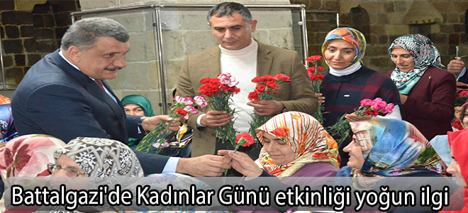 Battalgazi'de Kadınlar Günü etkinliği yoğun ilgi