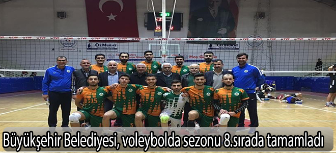 Büyükşehir Belediyesi, voleybolda sezonu 8.sırada tamamladı