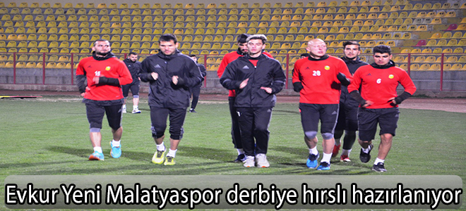 Evkur Yeni Malatyaspor derbiye hırslı hazırlanıyor