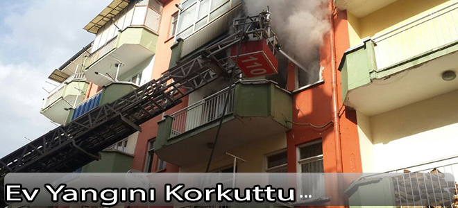 Malatya’da korkutan ev yangını