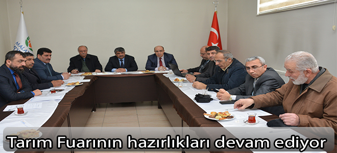 Tarım Fuarının hazırlıkları devam ediyor
