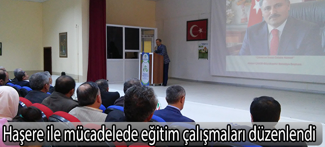 Haşere ile mücadelede eğitim çalışmaları düzenlendi