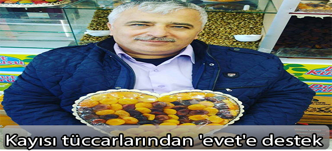 Kayısı tüccarlarından 'evet'e destek