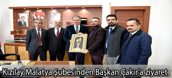 Kızılay Malatya Şubesinden Başkan Çakır’a ziyaret