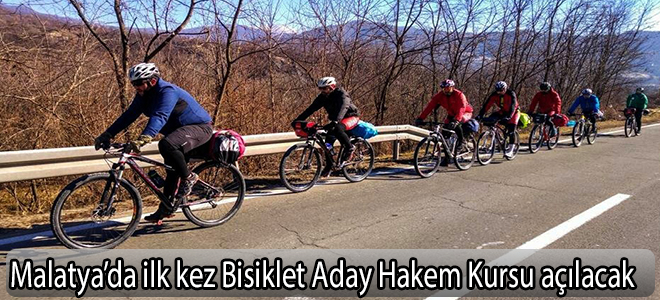 Malatya’da ilk kez Bisiklet Aday Hakem Kursu açılacak