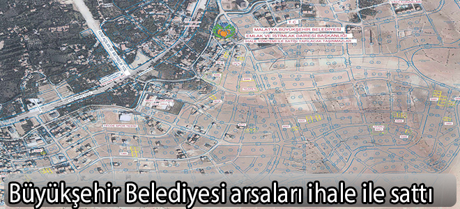 Büyükşehir Belediyesi arsaları ihale ile sattı