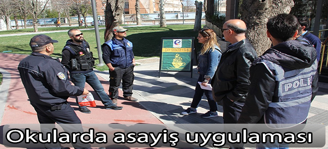 Okularda asayiş uygulaması