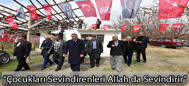 “Çocukları Sevindirenleri Allah da Sevindirir”
