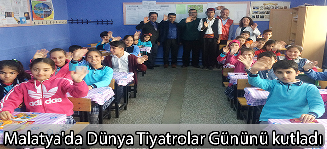 Malatya'da Dünya Tiyatrolar Gününü kutladı