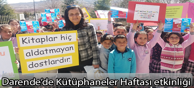 Darende’de Kütüphaneler Haftası etkinliği