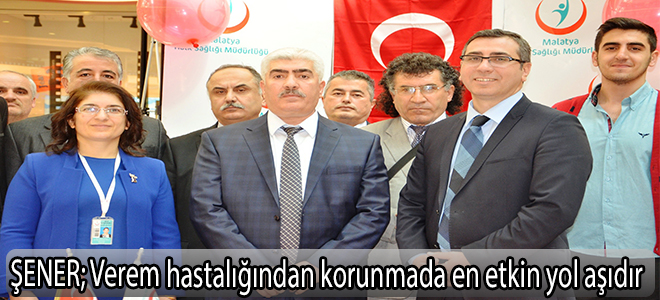 ŞENER; Verem hastalığından korunmada en etkin yol aşıdır