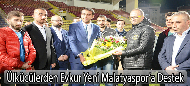 Ülkücülerden Evkur Yeni Malatyaspor’a Destek