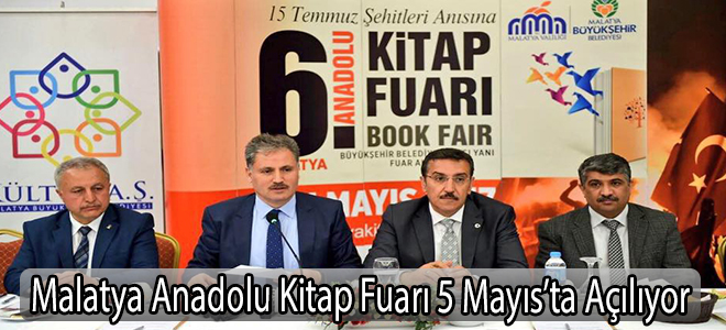 Malatya Anadolu Kitap Fuarı 5 Mayıs’ta Açılıyor