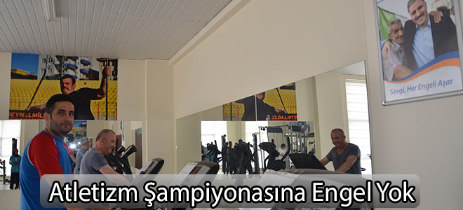 Atletizm Şampiyonasına Engel Yok