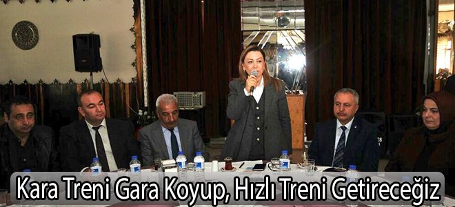 Kara Treni Gara Koyup, Hızlı Treni Getireceğiz