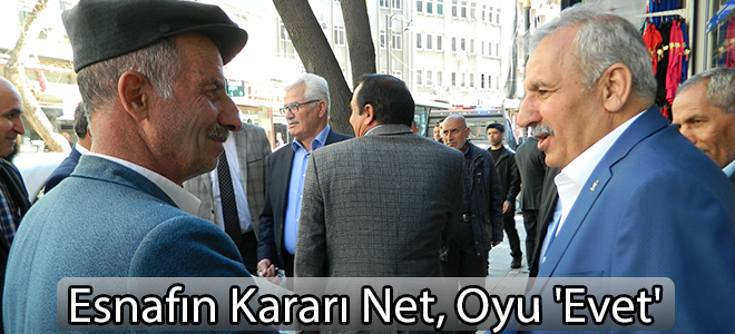 Esnafın Kararı Net, Oyu 'Evet'