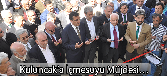 Kuluncak’a İçmesuyu Müjdesi…