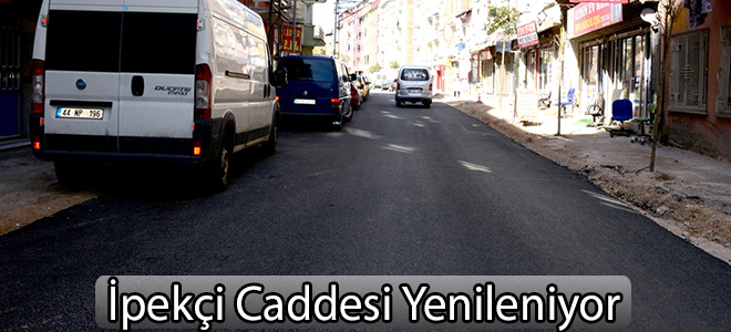 İpekçi Caddesi Yenileniyor