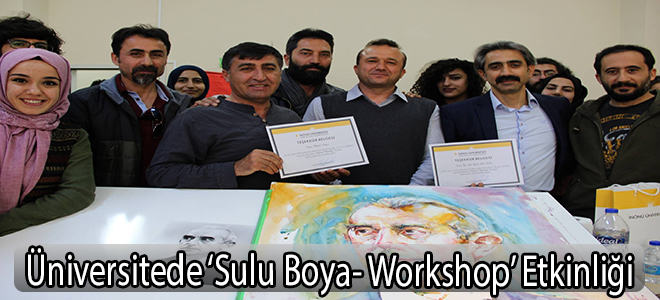 Üniversitede ‘Sulu Boya- Workshop’ Etkinliği
