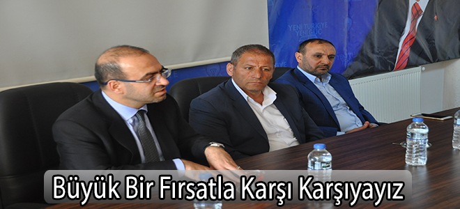 Büyük Bir Fırsatla Karşı Karşıyayız
