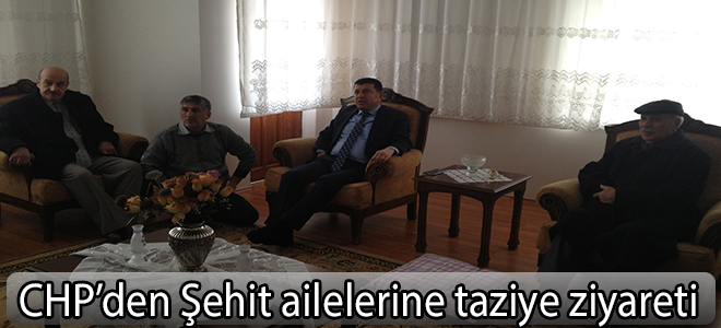 CHP’den Şehit ailelerine taziye ziyareti