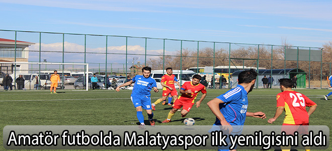 Amatör futbolda Malatyaspor ilk yenilgisini aldı