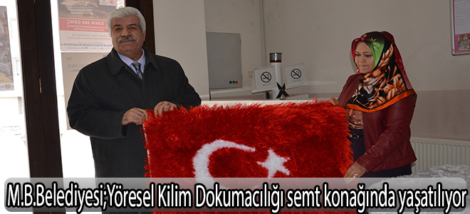 Yöresel Kilim Dokumacılığı semt konağında yaşatılıyor