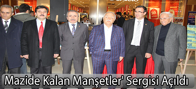 Mazide Kalan Manşetler' Sergisi Açıldı