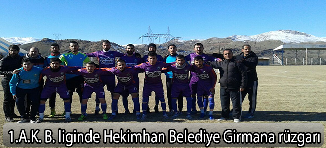 1.Amatör Küme Büyükler Liginde Hekimhan Belediye Girmana rüzgarı