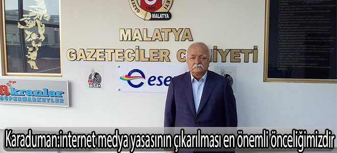2017 yılında internet medya yasasının çıkarılması en önemli önceliğimizdi