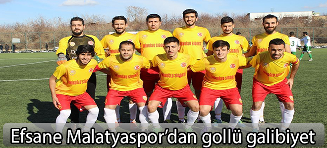 Efsane Malatyaspor’dan gollü galibiyet
