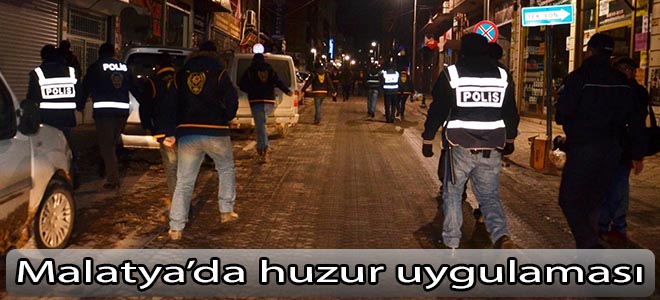 Malatya’da huzur uygulaması