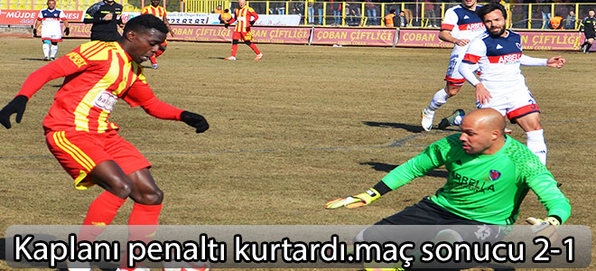 Kaplanı  penaltı kurtardı.Maç skor'u 2-1