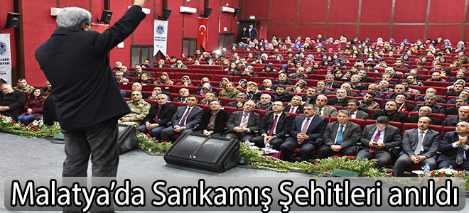 Malatya’da Sarıkamış Şehitleri anıldı