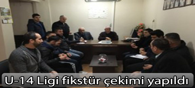 U-14 Ligi fikstür çekimi yapıldı