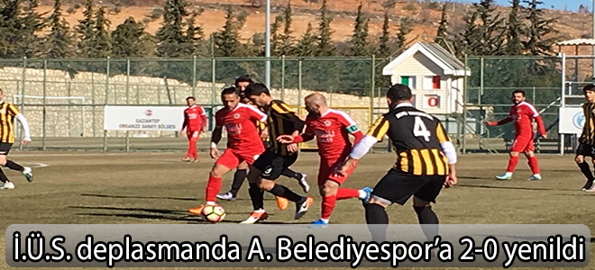 İnönü Üniversitesispor deplasmanda Araban Belediyespor’a 2-0 yenildi