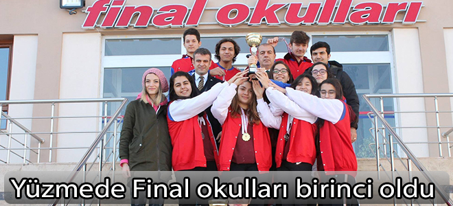 Yüzmede Final okulları birinci oldu