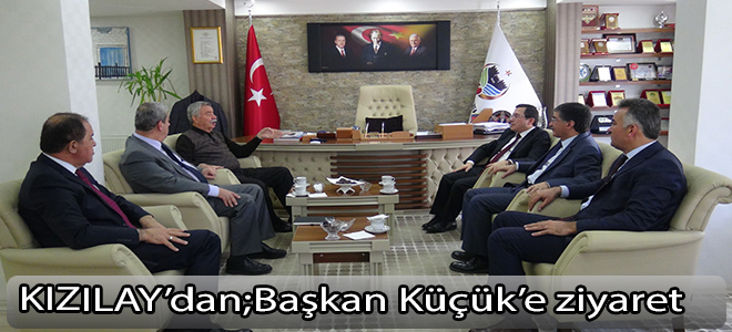 kızılay'dan Başkan Küçük’e ziyaret