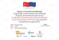 Avrupa Birliği Destekli Projemiz, Gençlere İstihdam Sağlayacak
