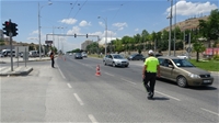 Malatya'da Yolda Çökme Meydana Geldi