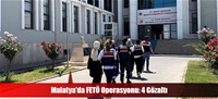 Malatya'da FETÖ Operasyonu: 4 Gözaltı