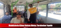 Otobüslerin Klima Bakımı Motaş Tarafından Yapıldı