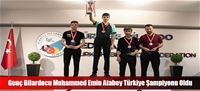 Genç Bilardocu Muhammed Emin Atabey Türkiye Şampiyonu Oldu