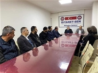 Murat Aslan, Diyanet - Sen Malatya Şubesini Ziyaret Etti